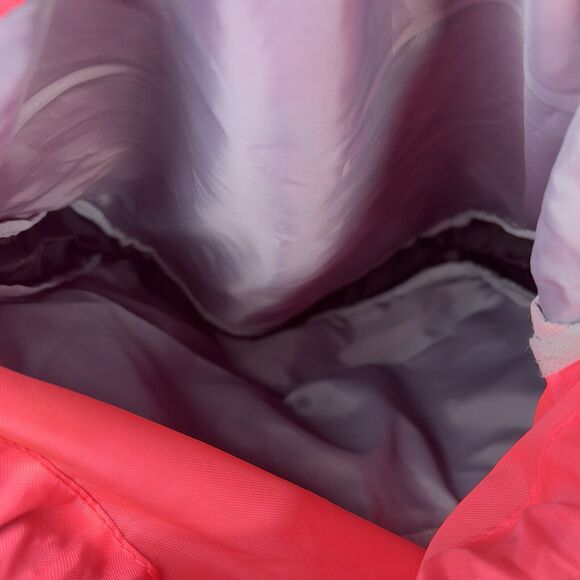 Eastport Sling Drawstring‎ Bag Expandable Parallel Zip Mesh Pink Activewear Yoga - Picture 13 of 16